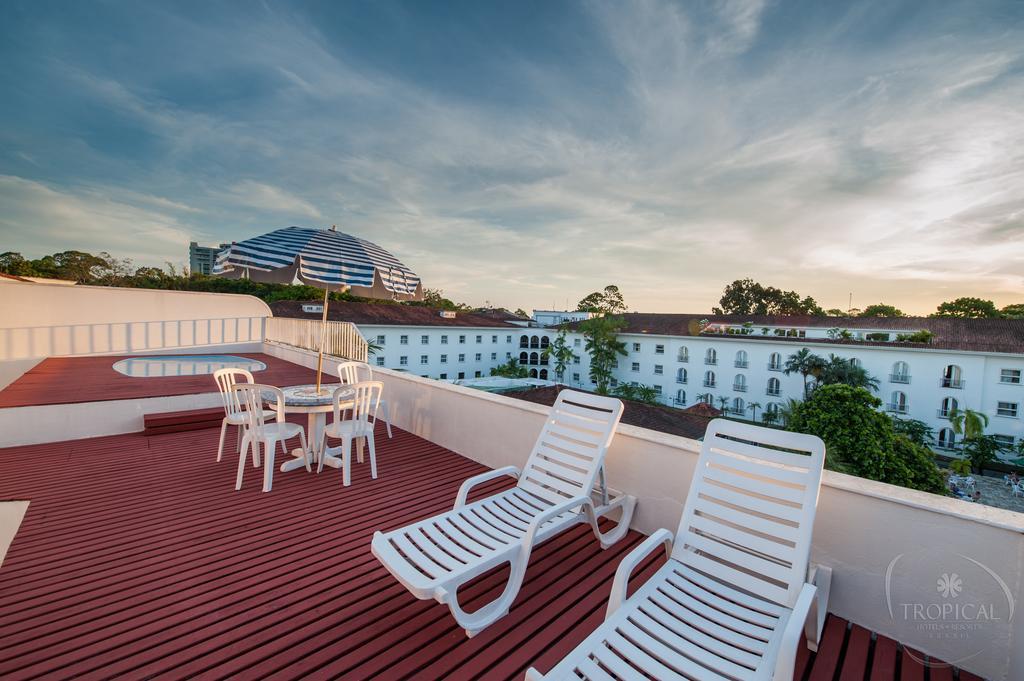 Hotel Tropical Manaus Luaran gambar Rooftop terrace